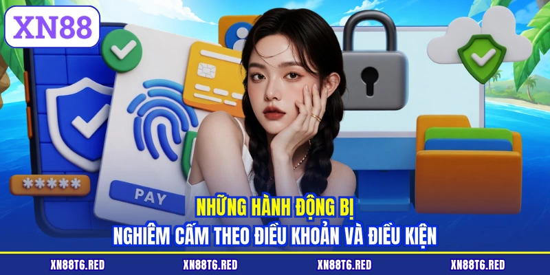Những hành động bị nghiêm cấm theo điều khoản và điều kiện